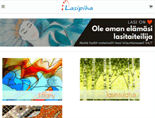 Tablet Screenshot of lasipiha.fi